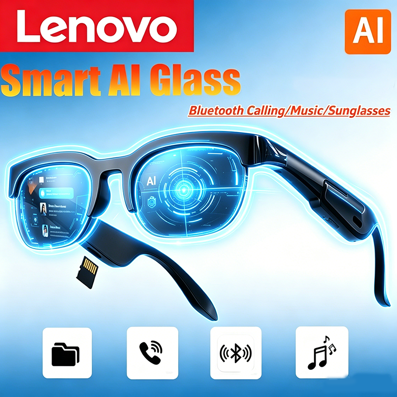 Smart Glasses Lens - Lenovo Smart AI GlassesRemote Control Touch