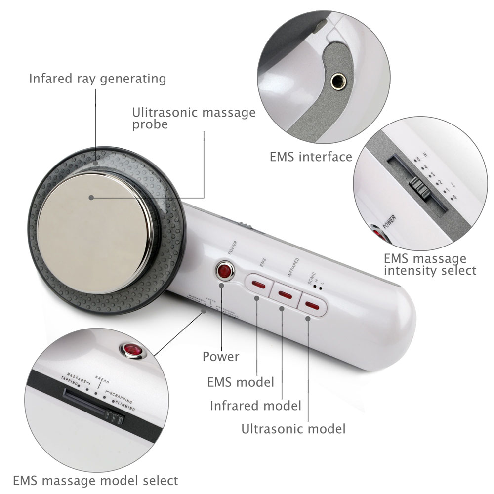 3 in 1 Ultrasonic Cavitation E - Galvanic Skin Sensor 评论和价格