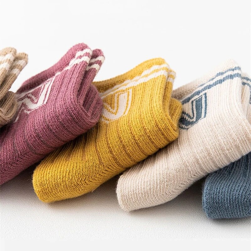 3 Pairs Baby Letter Socks Knit - Baby Sock Oximeter 评论和价格