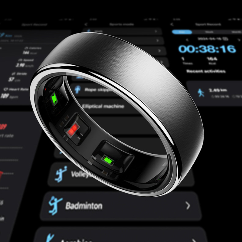 Smart Ring Men Women with Char - Temperature Ring Skin 评论和价格