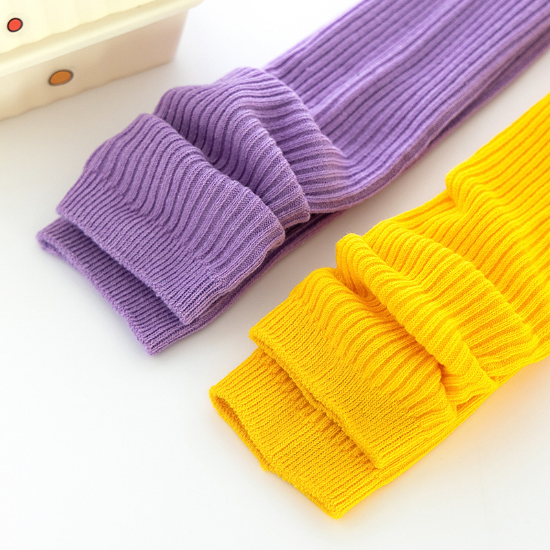 1pairs Cute Baby Girls Ribbed  - Baby Sock Oximeter 评论和价格
