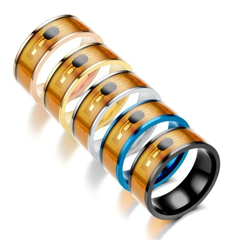 Luxury NFC Stainless Steel Pho - Smart Ring Nfc Pay 评论和价格