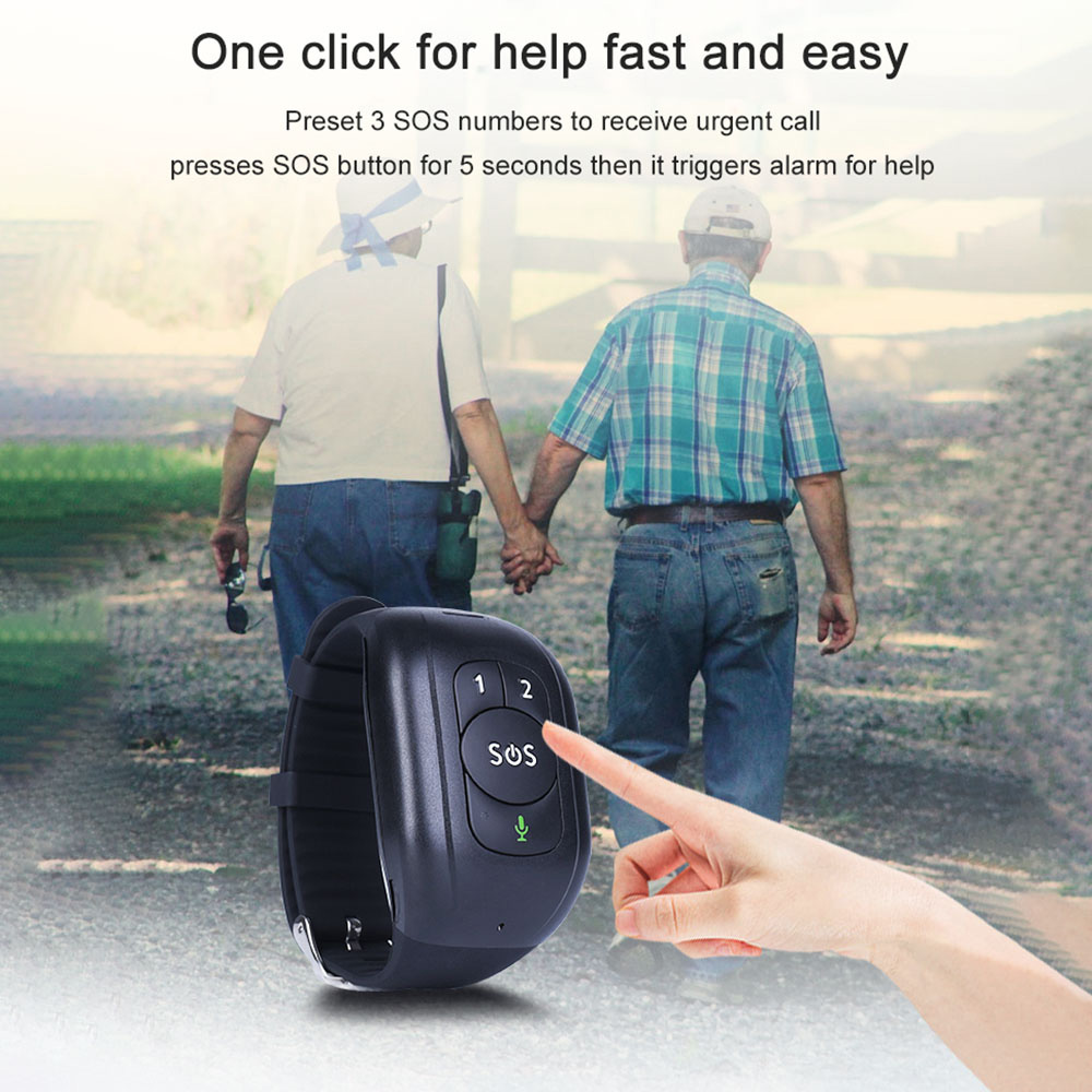 Vjoycar New Smart GPS Bracelet - Fall Detection Watch 评论和价格