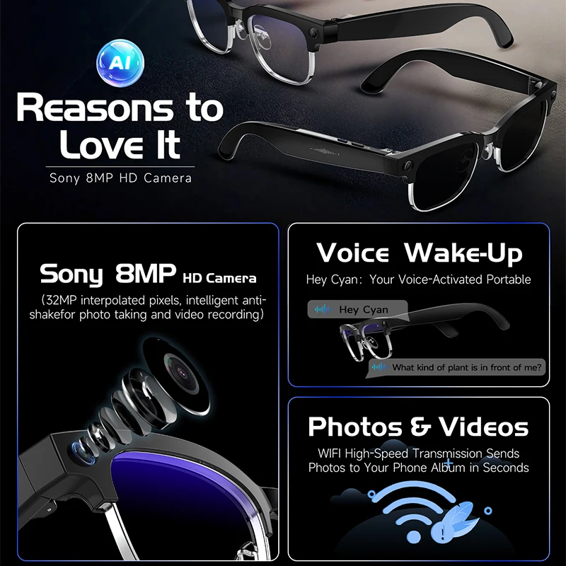 2026New 800W Pixel Camera Smar - Smart Glasses Lens 评论和价格
