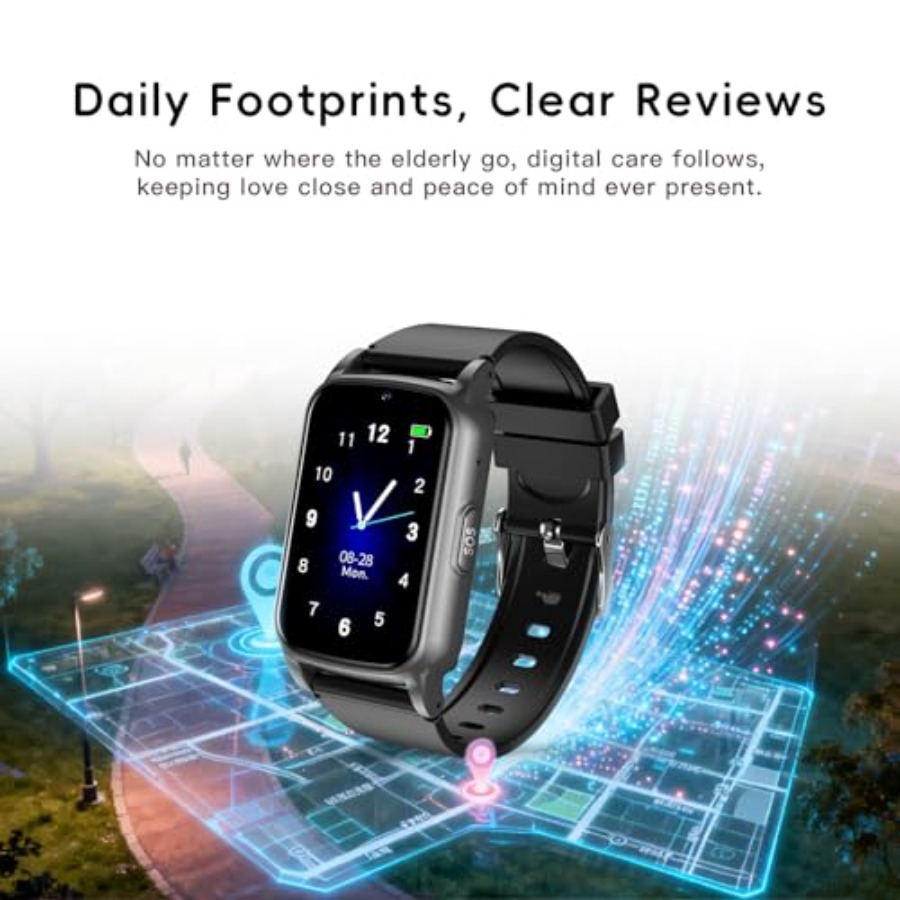 Smart Watch for Seniors with F - Fall Detection Watch 评论和价格