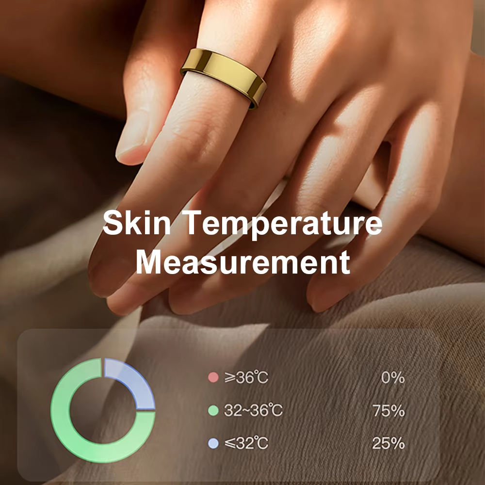 Smart Ring with Charging Case, - Temperature Ring Skin 评论和价格