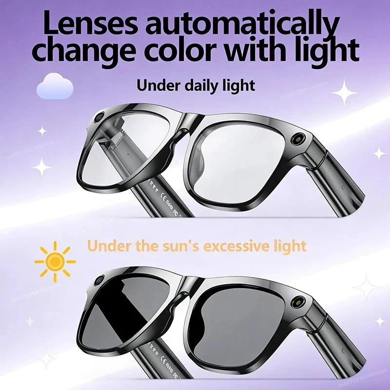 8K AI Smart Glasses Bluetooth  - Smart Glasses Lens 评论和价格